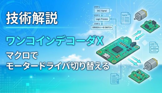 マクロでモータードライバ切り替える
